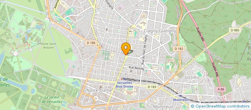 localisation de l'entreprise MADAME KHADIJA CHAIIB à VERSAILLES