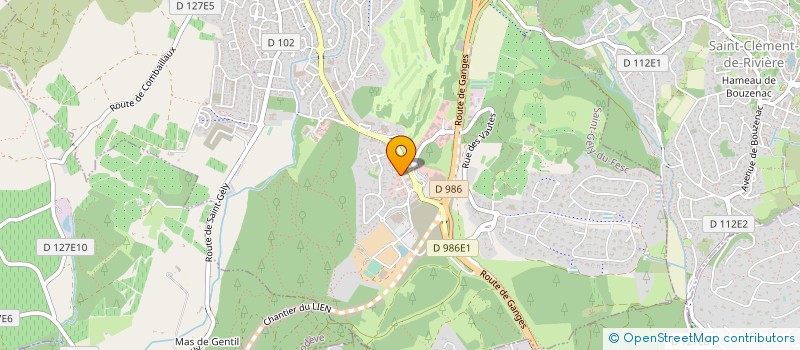 localisation de l'entreprise MADAME KHADIJA CHAKIRI  SAINT-GELY-DU-FESC