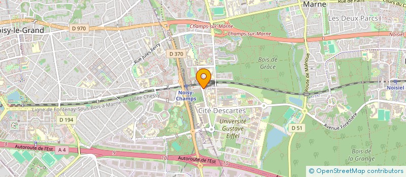 localisation de l'entreprise MADAME KHADIJA CHEKROUNE  CHAMPS-SUR-MARNE