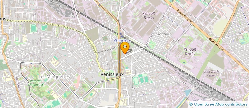 localisation de l'entreprise MADAME KHADIJA CHOUHIR CHERIF  VENISSIEUX