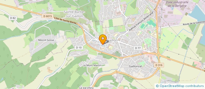 localisation de l'entreprise MADAME KHADIJA EL HANFAOUI  GAILLON