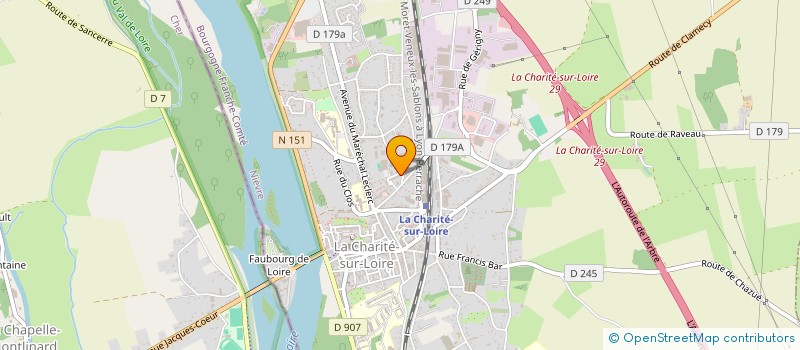 localisation de l'entreprise MADAME KHADIJA EL HILALI à LA CHARITE-SUR-LOIRE