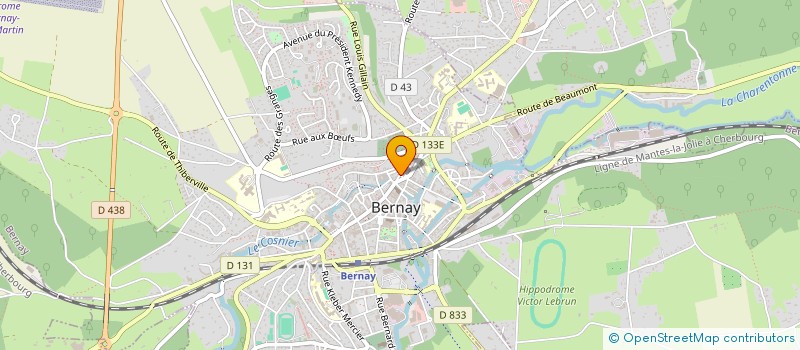 localisation de l'entreprise MADAME KHADIJA EL MOUTAOUAKKEL  BERNAY