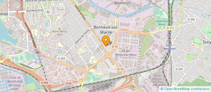 localisation de l'entreprise MADAME KHADIJA EL OUALI  BONNEUIL-SUR-MARNE