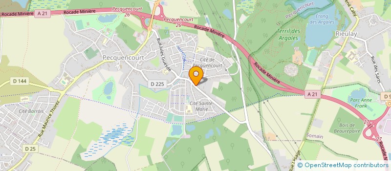 localisation de l'entreprise MADAME KHADIJA ELKESRI  PECQUENCOURT