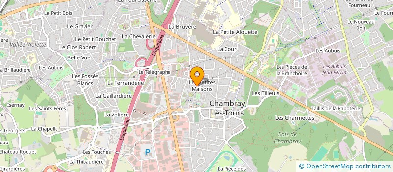 localisation de l'entreprise MADAME KHADIJA HAYOUF  CHAMBRAY-LES-TOURS