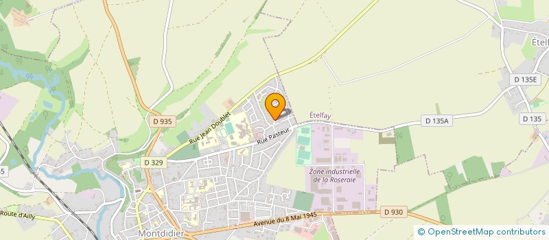 localisation de l'entreprise MADAME KHADIJA IBDER  MONTDIDIER