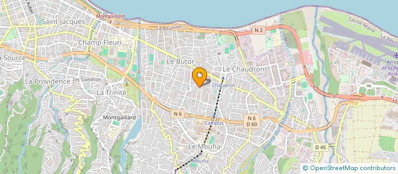 localisation de l'entreprise MADAME KHADIJA JELLOUL  SAINT-DENIS