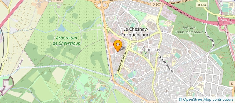 localisation de l'entreprise MADAME KHADIJA KABAL  LE CHESNAY-ROCQUENCOURT