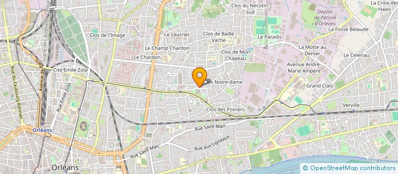 localisation de l'entreprise MADAME KHADIJA KEBE à ORLEANS