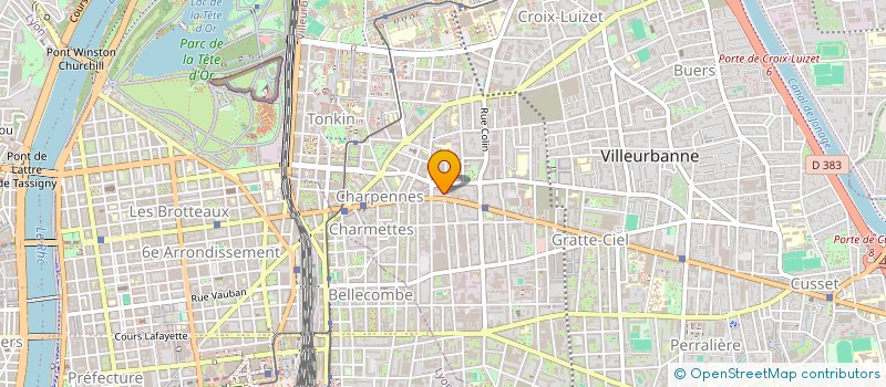 localisation de l'entreprise MADAME KHADIJA KHAIROUN  VILLEURBANNE