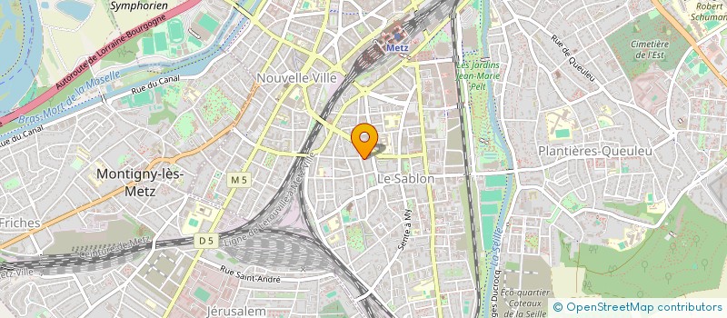 localisation de l'entreprise MADAME KHADIJA LACHHAB  METZ