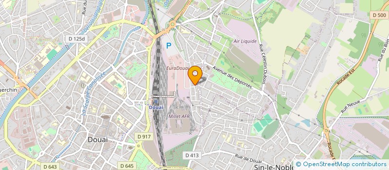 localisation de l'entreprise MADAME KHADIJA LAGHRIDAT à DOUAI