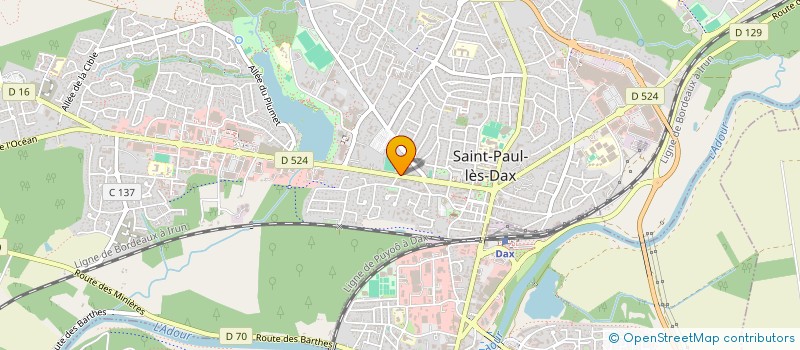 localisation de l'entreprise MADAME KHADIJA LAZAAR  SAINT-PAUL-LES-DAX