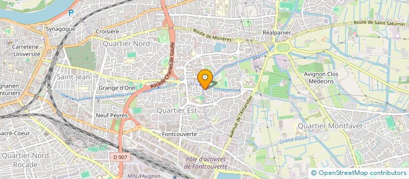 localisation de l'entreprise MADAME KHADIJA MABROUK  AVIGNON