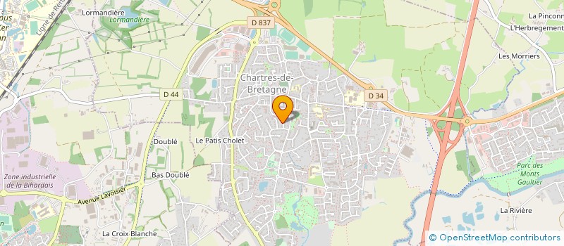 localisation de l'entreprise MADAME KHADIJA MAKDAD  CHARTRES-DE-BRETAGNE