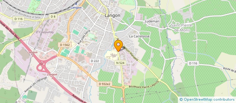 localisation de l'entreprise MADAME KHADIJA MANNI  LANGON