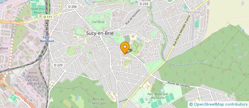 localisation de l'entreprise MADAME KHADIJA MOUSTABCHIR  SUCY-EN-BRIE