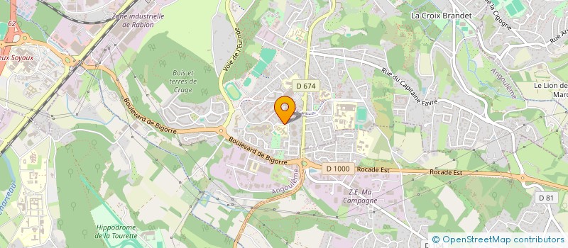 localisation de l'entreprise MADAME KHADIJA OUABI à ANGOULEME