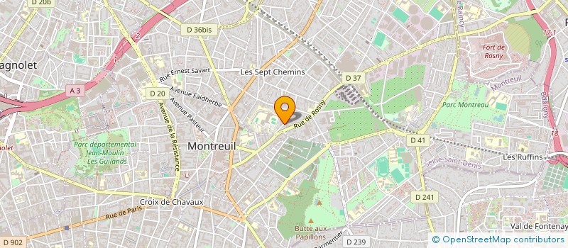 localisation de l'entreprise MADAME KHADIJA RACHDY à MONTREUIL