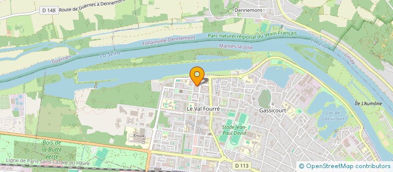 localisation de l'entreprise MADAME KHADIJA RAGHOUA  MANTES-LA-JOLIE