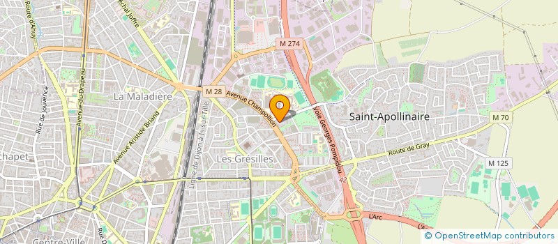 localisation de l'entreprise MADAME KHADIJA SALKA à DIJON