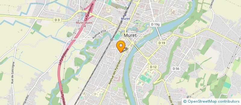 localisation de l'entreprise MADAME KHADIJA TALBI  MURET