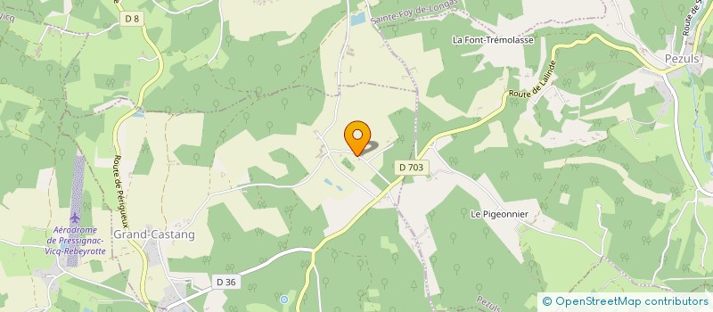 localisation de l'entreprise MADAME KHADIJA TIZGHINE  MAUZAC-ET-GRAND-CASTANG