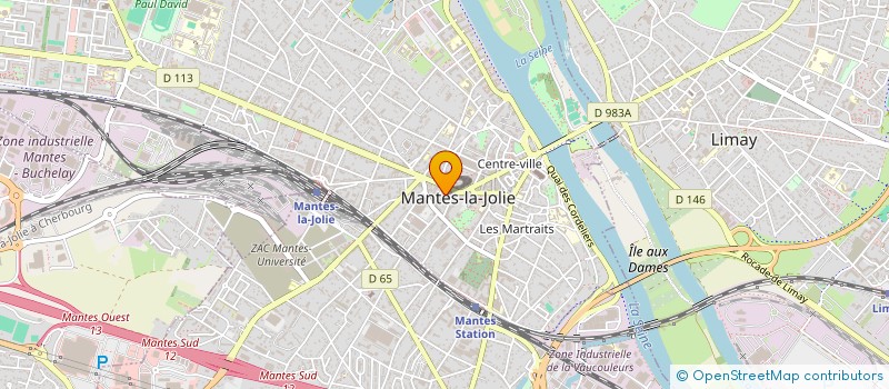 localisation de l'entreprise MADAME KHADIJA YOUSSOUFI  MANTES-LA-JOLIE