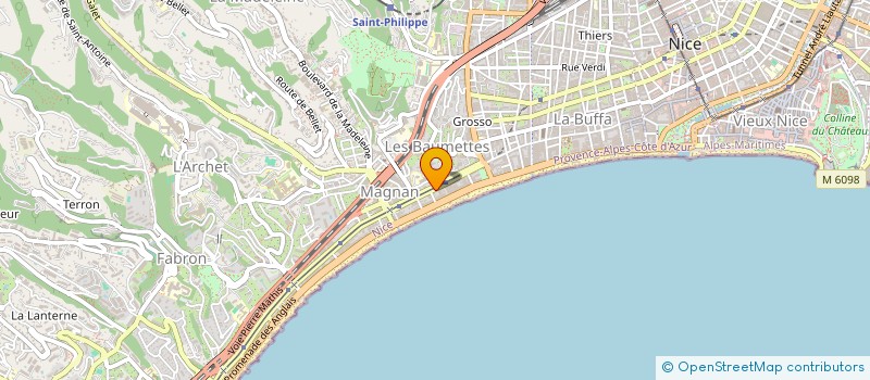 localisation de l'entreprise MADAME KHADOUJ NAHID à NICE