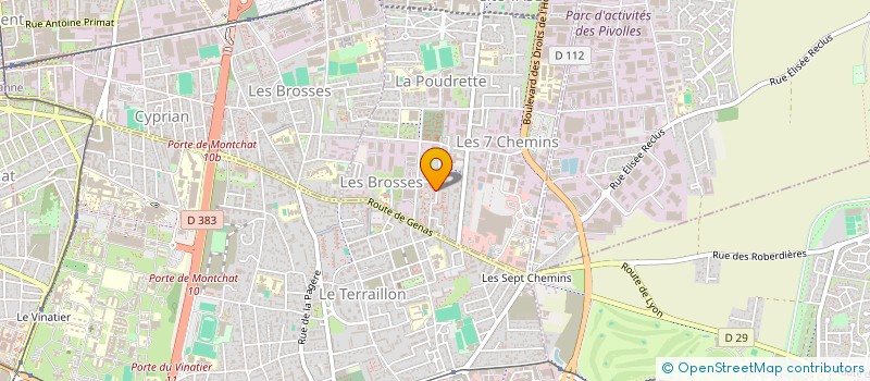 localisation de l'entreprise MADAME KHADRA GHEDIR  VAULX-EN-VELIN