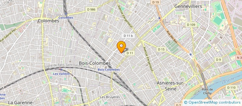 localisation de l'entreprise MADAME KHADRA TASSAOUI à BOIS-COLOMBES