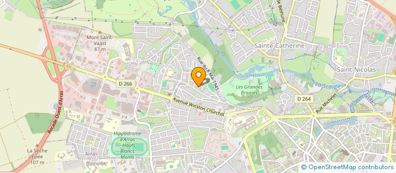 localisation de l'entreprise MADAME KHADRO MUUSE ABAS à ARRAS