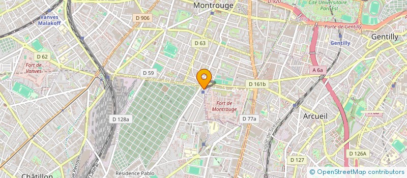 localisation de l'entreprise MADAME KHADY CAMARA  BAGNEUX