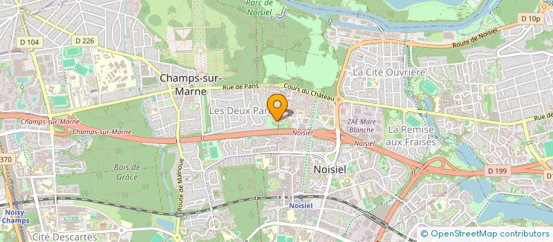 localisation de l'entreprise MADAME KHADY NDOME  CHAMPS-SUR-MARNE