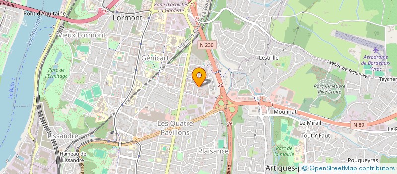 localisation de l'entreprise MADAME KHADY SARR  LORMONT