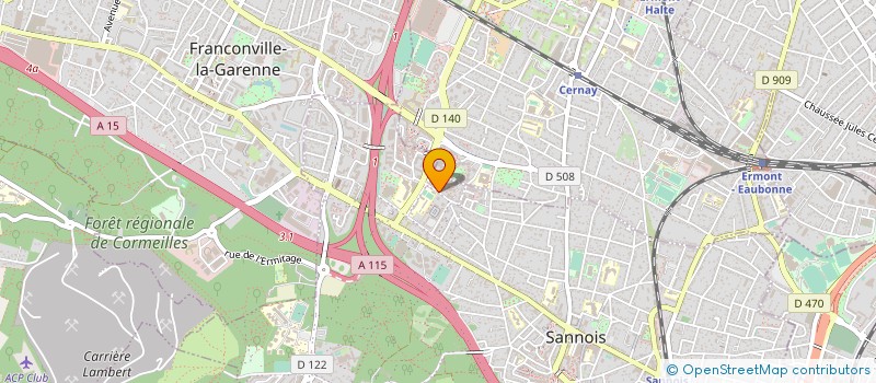 localisation de l'entreprise MADAME KHADY VALENTINE SARR  SANNOIS