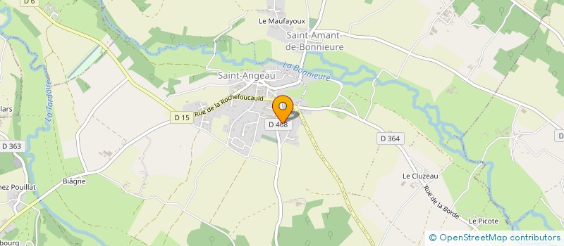 localisation de l'entreprise MADAME KHADY VALET à SAINT-CIERS-SUR-BONNIEURE