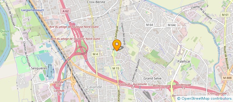 localisation de l'entreprise MADAME KHALDIA ZERKANE  TOULOUSE