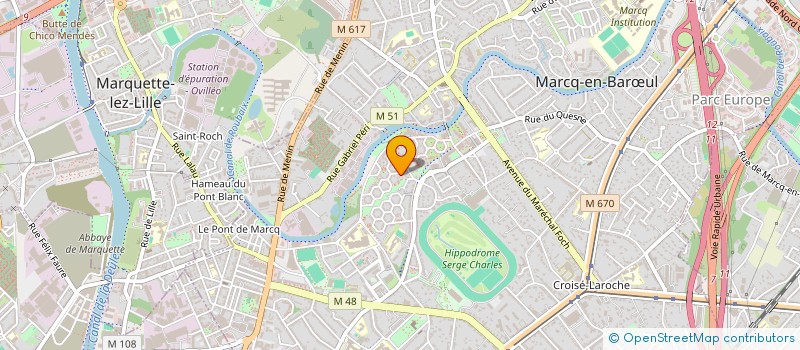 localisation de l'entreprise MADAME KHALIDA ASHRAFOVA à MARCQ-EN-BARŒUL