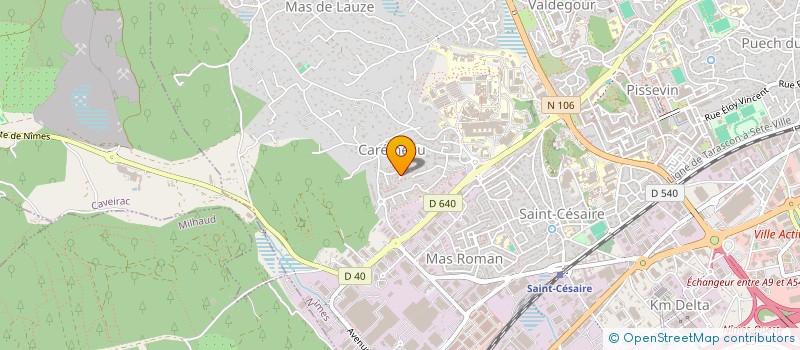 localisation de l'entreprise MADAME KHALIDA AZADAG  NIMES