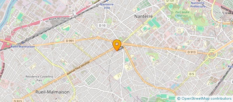 localisation de l'entreprise MADAME KHALIDA BOUJID  NANTERRE