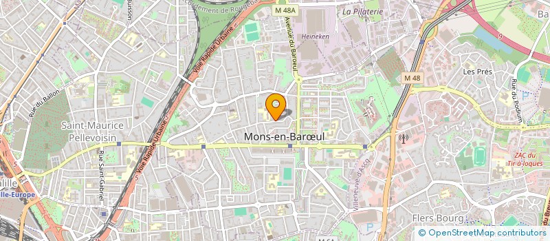 localisation de l'entreprise MADAME KHALIDA TAHRI  MONS-EN-BARUL