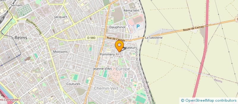 localisation de l'entreprise MADAME KHALINOUR KOURVANANOVA  REIMS