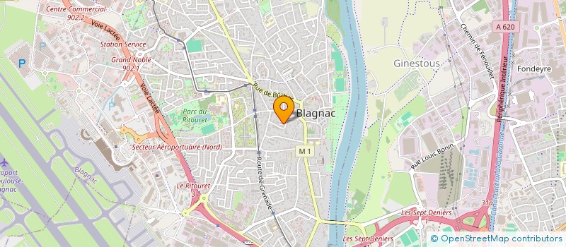 localisation de l'entreprise MADAME KHALOUD ALOMAIAN  BLAGNAC