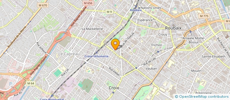 localisation de l'entreprise MADAME KHAM VONGVILAY à ROUBAIX