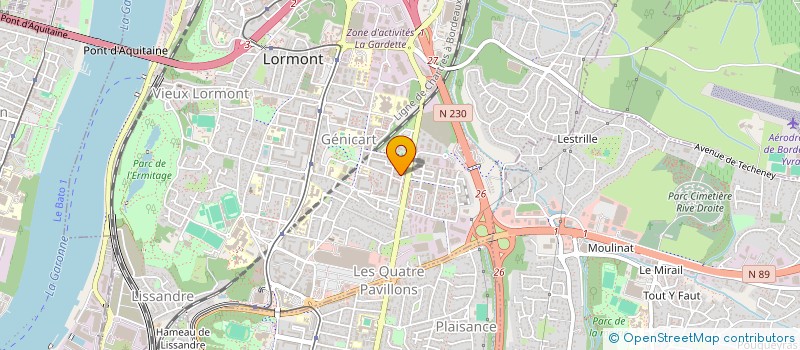 localisation de l'entreprise MADAME KHAMPANH LYLAXAY  LORMONT