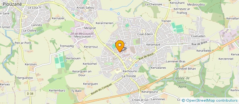 localisation de l'entreprise MADAME KHAMPON UBONBAN  PLOUZANE