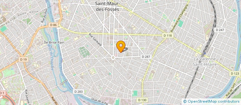 localisation de l'entreprise MADAME KHAMSA DRIS à SAINT-MAUR-DES-FOSSES