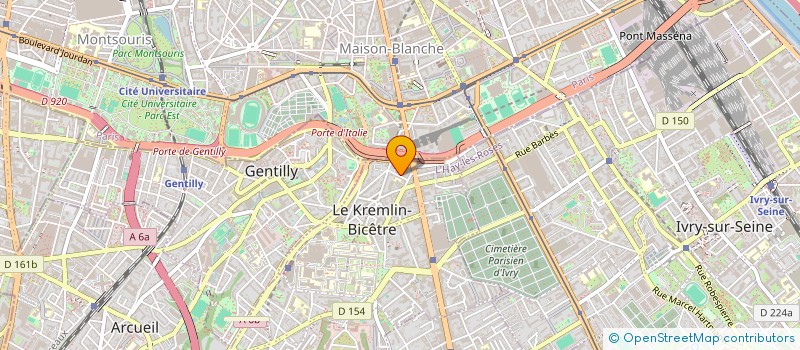 localisation de l'entreprise MADAME KHANH LAM  LE KREMLIN-BICETRE